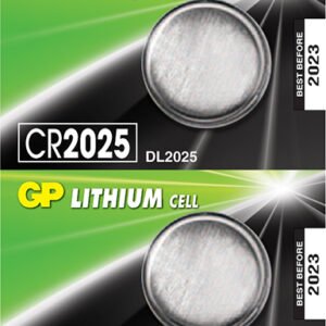 CR2025 3V 150mAh 2.5 x 20mmØ